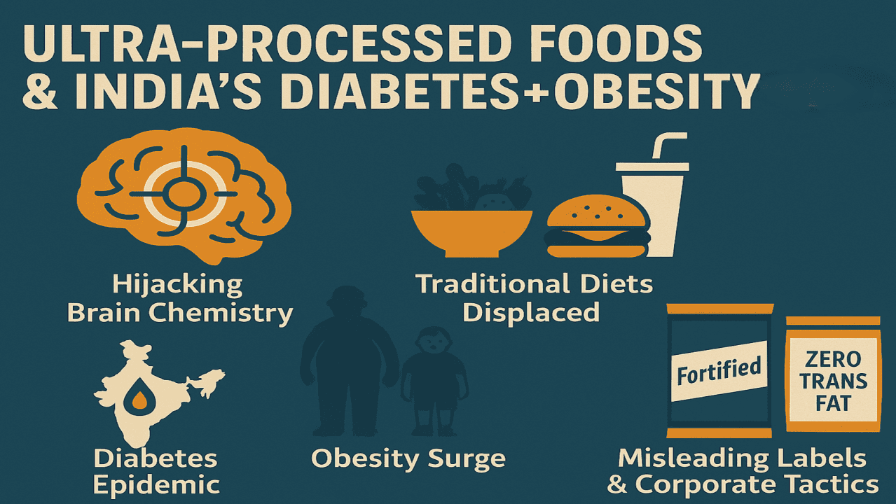 Ultra processed Food and India's diabetes-obesity