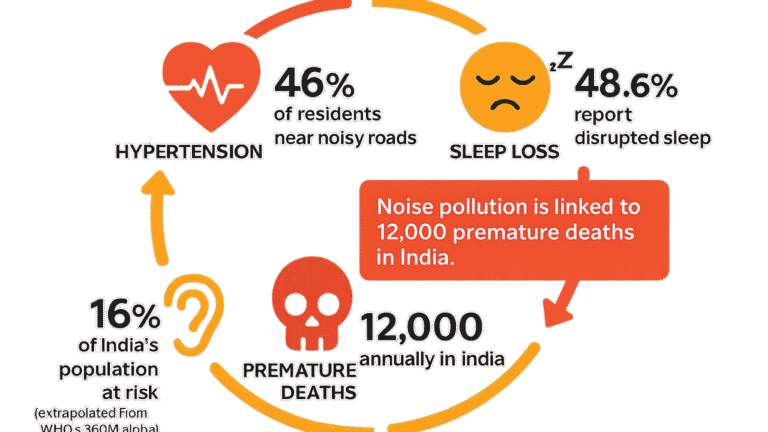 Noise pollution and health cycle